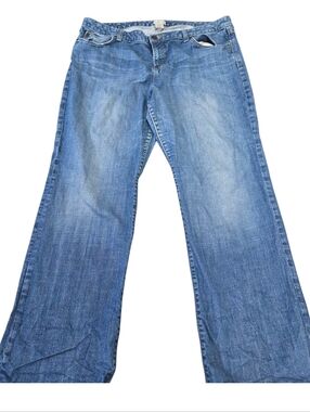 Gap Brand Blue Curvy Flare  Leg Women's Jeans(Size:18/34r)